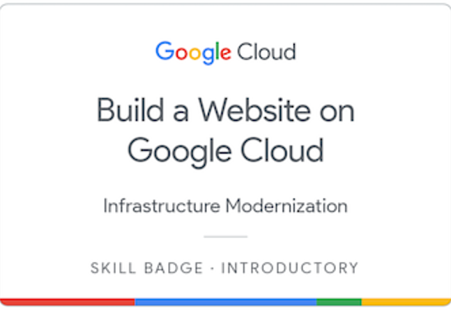 Build a Website on Google Cloud Certificate